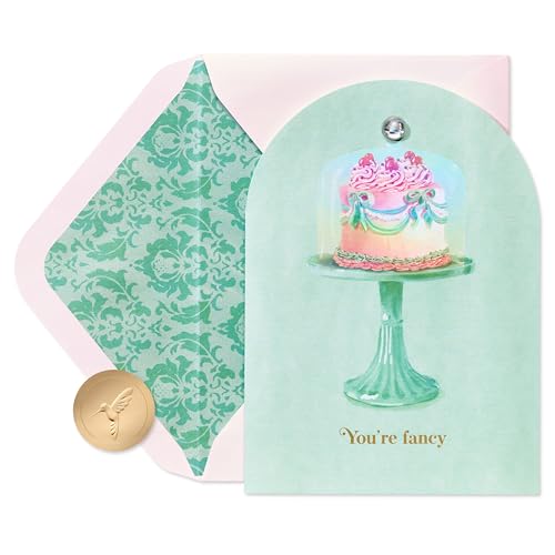 Papyrus Fancy Pink Cake Birthday Card - Bon Appétit