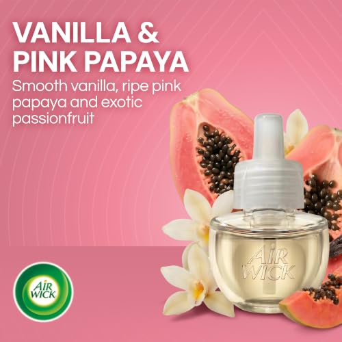 Air Wick Plug In Refills - Vanilla & Pink Papaya, 10 Count