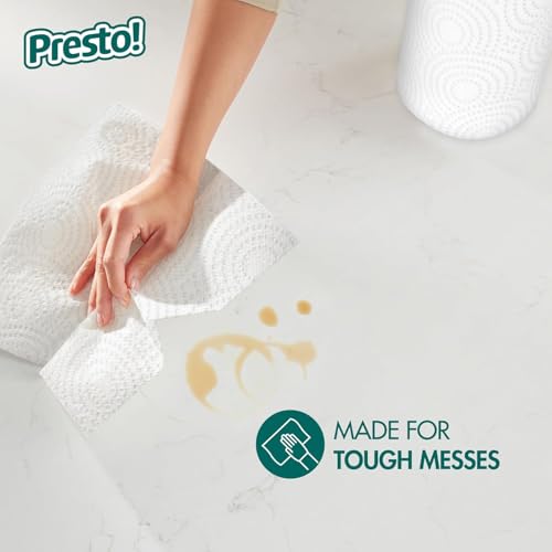Presto! Flex-a-Size Kitchen Paper Towels, 2-Ply, 2 Count Rolls