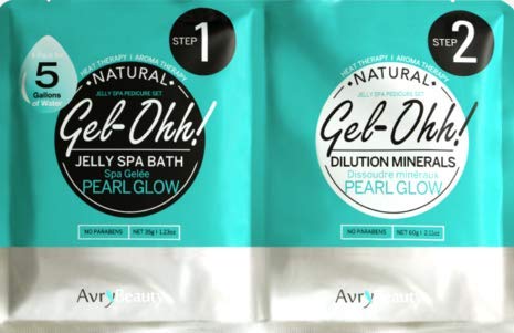 AvryBeauty Gel-Ohh Jelly Spa Pedicure Pearl Glow 1 Pack