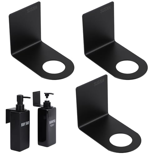 Segbeauty Stainless Steel Wall Mount Bottle Holder - 3 Pcs, 1.3in Diameter