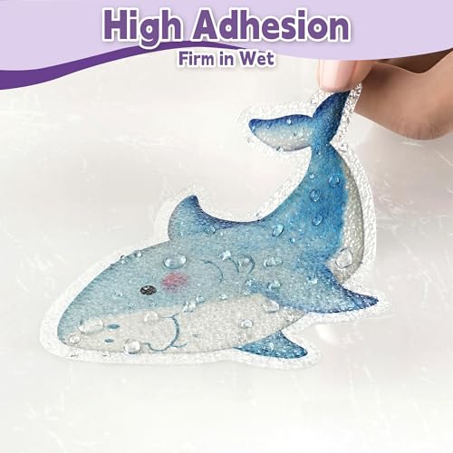 Secopad Non-Slip Bathtub Stickers - Ocean Life Design, 20PCS