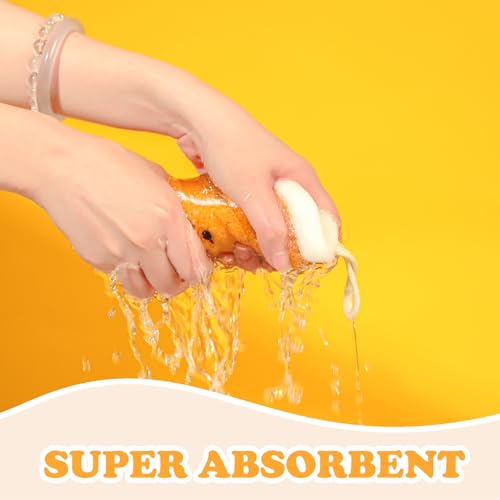 Croissant-Shaped Hand Towel - 7x10 Inches Microfiber for Kitchen & Bathroom