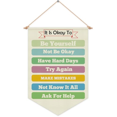 Inspirational Wall Banner for Kids - Positive Affirmation Decor