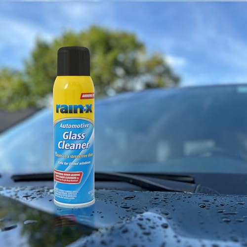 Rain-X Glass Cleaner Aerosol - 19oz Streak-Free Automotive Spray