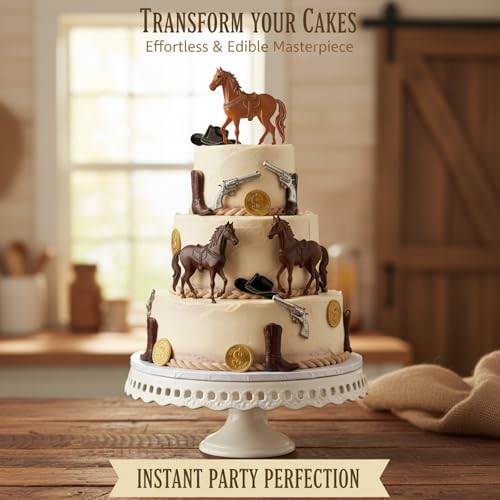 Western Cowboy Silicone Mold for Cake Decoration & Crafts
