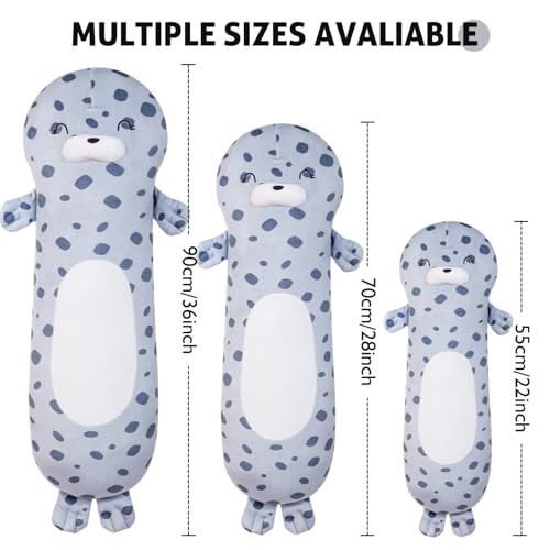 Tianmihou 22-Inch Giant Seal Plush Pillow - Soft Cuddle Toy