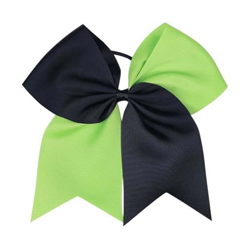 Spenlly 7 Inch Large Halloween Hair Bow Ponytail Holder Ribbon