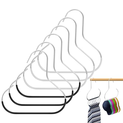6-Pack Hat Organizer for Baseball Caps - Metal Hanger Storage