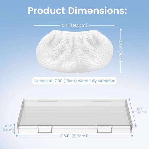 Granarbol 8-Pack Reusable Microfiber Steam Mop Pads - Universal Fit
