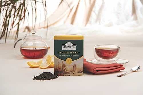 Ahmad Tea English Scene Gift Tin - English Tea No.1 100g - Premium Black Tea
