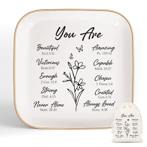 Christian Jewelry Tray for Women - Perfect Religious Gift
