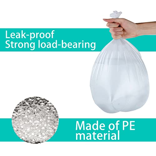 Mini Trash Bags, 0.5 Gal, 300 Counts, Leak-Proof White