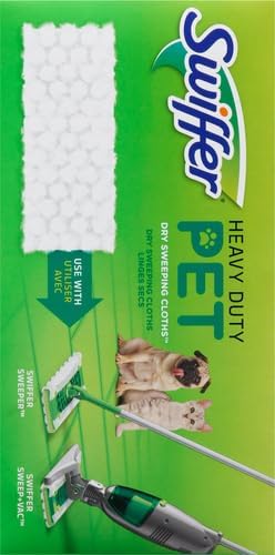 Skiennix Sweep + Mop Refill Pads - Heavy Duty Multi-Surface Cleaning Cloths, 32 Count (Pack of 2)