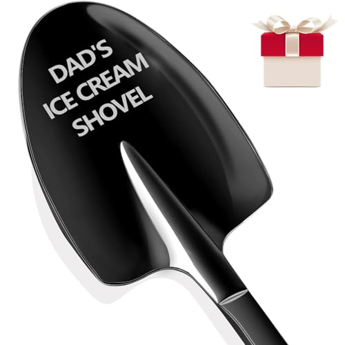 Funny Engraved Ice Cream Shovel Spoon for Dad - Unique Gift