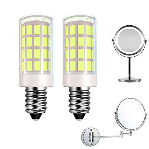 LED Makeup Mirror Bulbs Replacement - Daylight White 6000k (2-Pack)