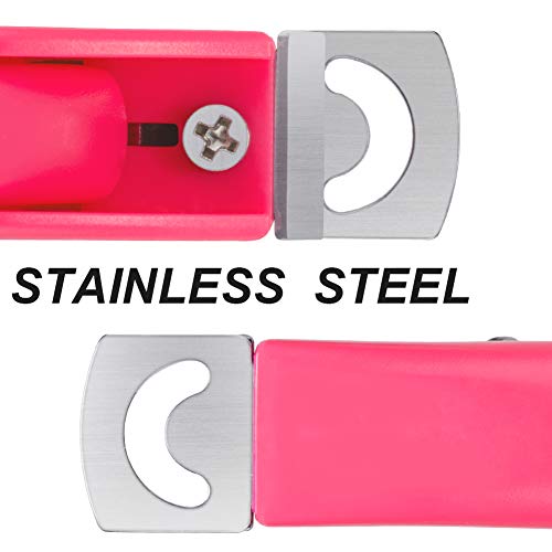 Pink Acrylic Nail Clipper Sharp Stainless Steel Cutter for Nail Tips