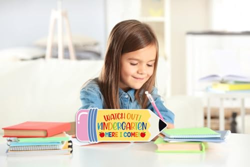 Watch Out Kindergarten Here I Come Photo Sign - First Day School Prop
