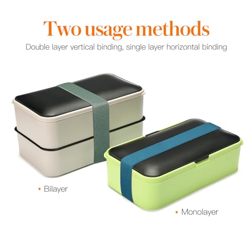 Assorted Color Bento Box Elastic Belt Straps - 4PCS Lunch Box Holders