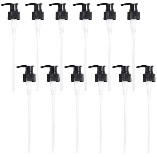 BENECREAT 12pcs 28-400 Replacement Dispenser Pumps - Black Soap Lotion Pump