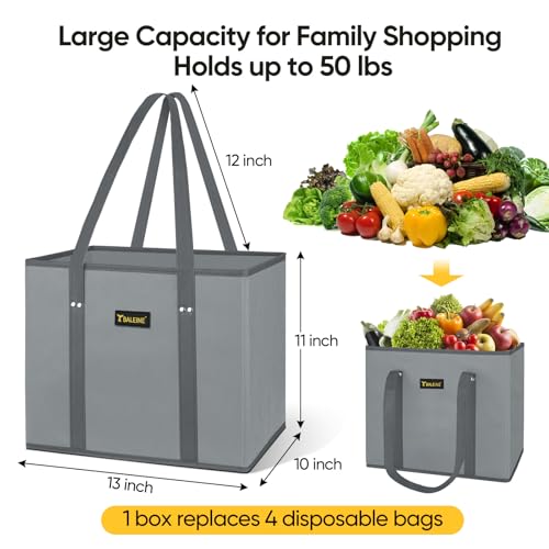 BALEINE Reusable Grocery Bag - Blossom Season, Heavy Duty Shopping Tote