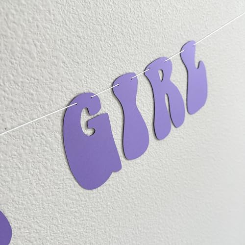 One Less Lonely Girl Party Banner – Retro Purple Pop Star Birthday Decor