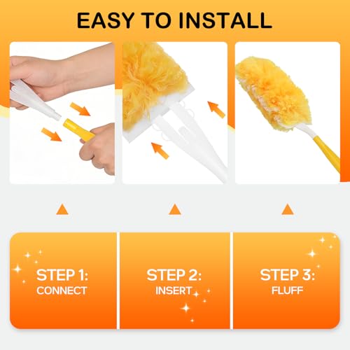 SetSail Microfiber Duster Kit with 30 Replacement Refills