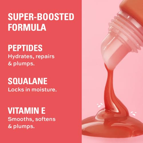 Revolution Juicy Peptide Lip Balm - Nude Latte Hydrating Tinted Lip Care