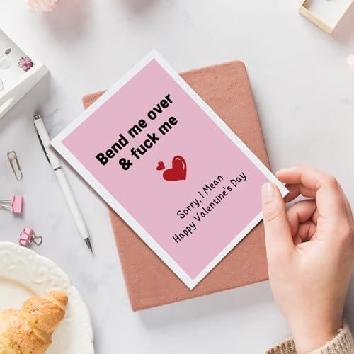 Funny Valentine's Day Card for Him – Raunchy Love Note