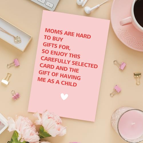 Funny Mother's Day Card - Humorous Greeting Card with Envelope