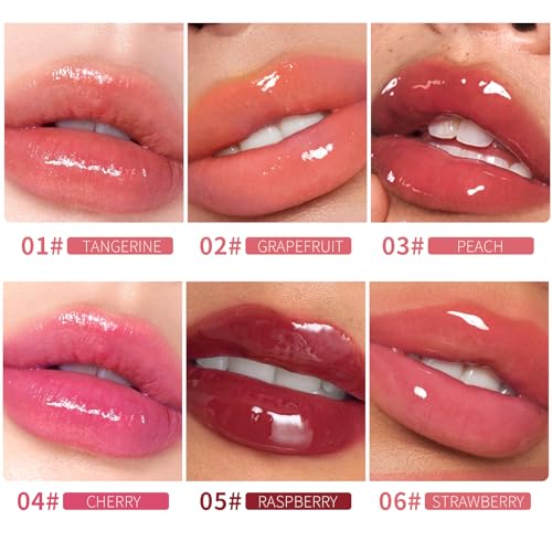 Honeyouth 2-in-1 Natural Lip Plumper Gloss and Hydrating Care Serum