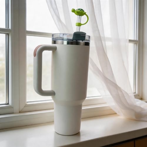 Turtle Shape Silicone Straw Covers for Tumblers - 6 Pack