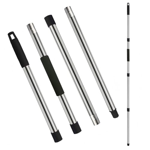 Adjustable Mop Handle Replacement - 30" to 58" Stainless Steel