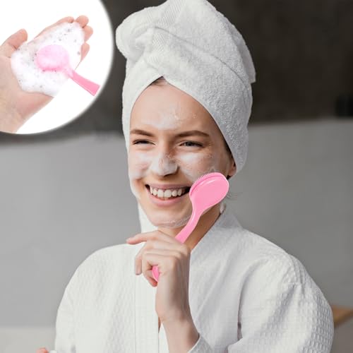 Silicone Facial Cleansing Brush and Exfoliator Tool 2-Pack