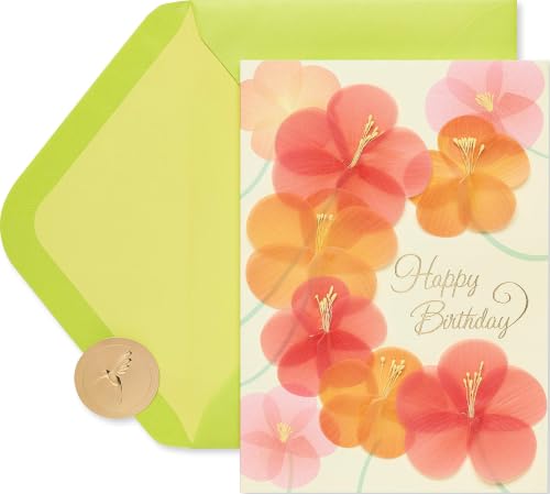 Papyrus Birthday Card with Flowers Variation - How Special You Are, Premium Greeting Card for Celebrations