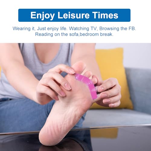 ZaxSota Gel Toe Separators for Pedicure, Bunion Relief & Nail Polish