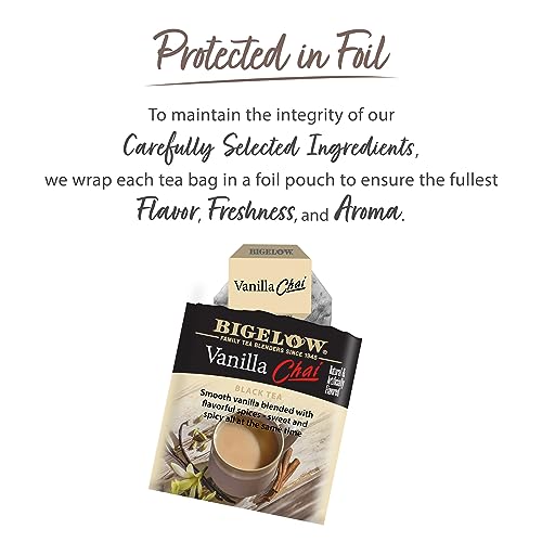 Bigelow Vanilla Chai Black Tea Bags - 120 Count, Gluten-Free