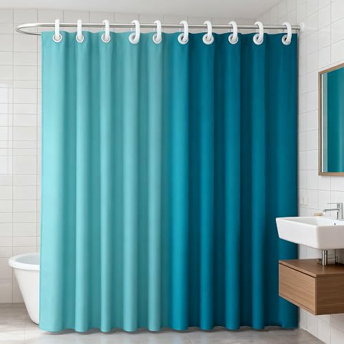 24 Pack White Plastic Shower Curtain Rings - Durable, Easy-Glide Hooks for Bathroom