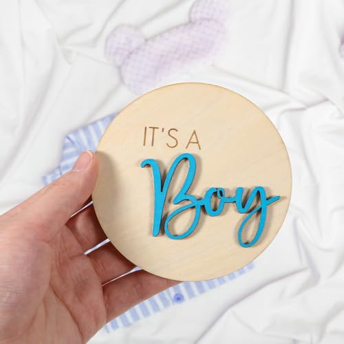 It's a Boy Wooden Birth Announcement Sign - Personalized Baby Keepsake