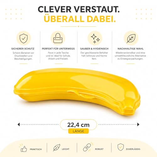 Banana Keeper Storage Case - BPA-Free Travel Bag for Fresh Bananas