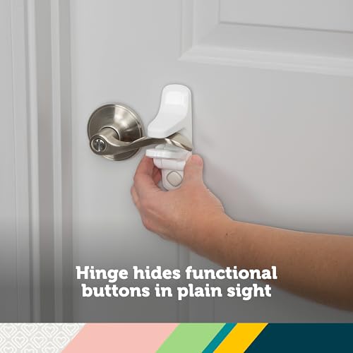 Safety 1st OutSmart Child Proof Lever Lock - White, 1 Pack