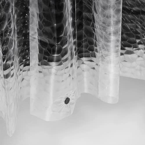 Ga-Geetopia 72x72 Water Cube EVA Shower Curtain Liner - Lightweight & Durable