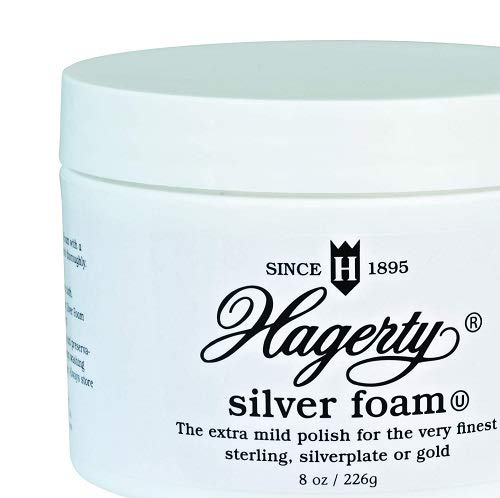 Hagerty Mild Silver Polish Foam - 8 oz Non-Abrasive Cleaner