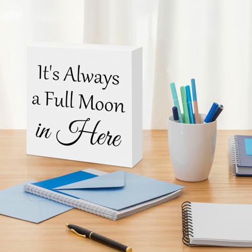 Inspirational Wooden Box Sign Decor for Home & Office - 5"x5"