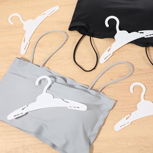 18 Pack Doll Clothes Hangers for 18 Inch Dolls - Non-Slip White Plastic