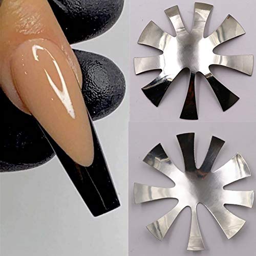 Acrylic French Nail Edge Trimmer Almond Shape V Line Cutter Tool