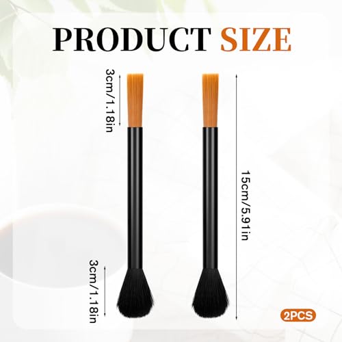 Dual-Head Coffee Grinder Cleaning Brush - 2 Pack