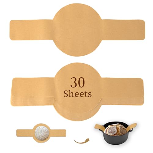 BlissBoard Disposable Sourdough Parchment Paper Sling - 30 Pcs