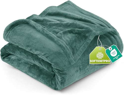 Utopia Bedding Ultra Soft Fleece Blanket Twin Size Celadon 60x80