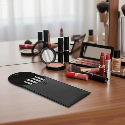 Styquenzer Mini Smudge Brush Set with Natural Horsehair for Eyeshadow and Eyeliner